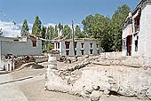 Ladakh - Leh, traditional houses 